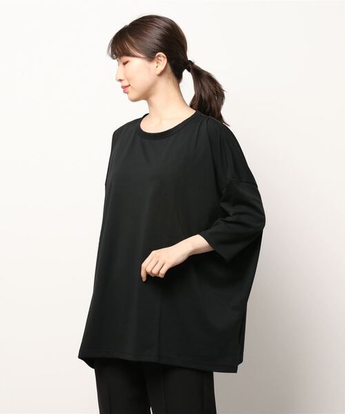 Lugnoncure（ルノンキュール）の「ポンチョTシャツ（Tシャツ/カットソー・レディース・オフホワイト/ピンク/ブラック・ﾌﾘ-）」の14枚目の写真