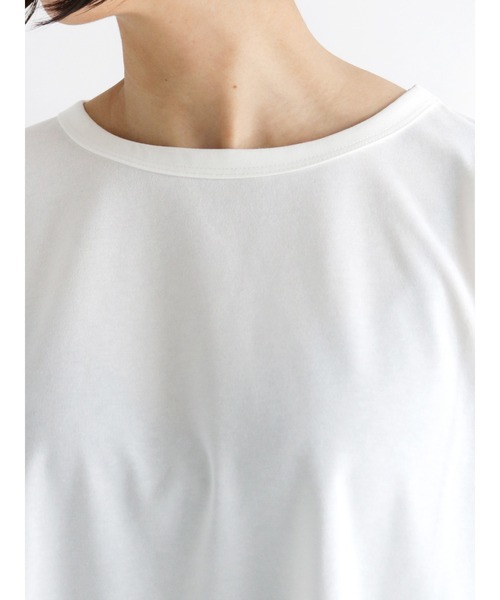 Lugnoncure（ルノンキュール）の「ポンチョTシャツ（Tシャツ/カットソー・レディース・オフホワイト/ピンク/ブラック・ﾌﾘ-）」の11枚目の写真