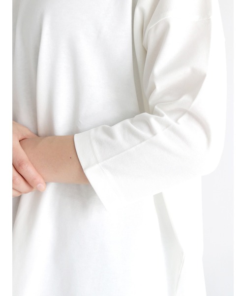 Lugnoncure（ルノンキュール）の「ポンチョTシャツ（Tシャツ/カットソー・レディース・オフホワイト/ピンク/ブラック・ﾌﾘ-）」の12枚目の写真