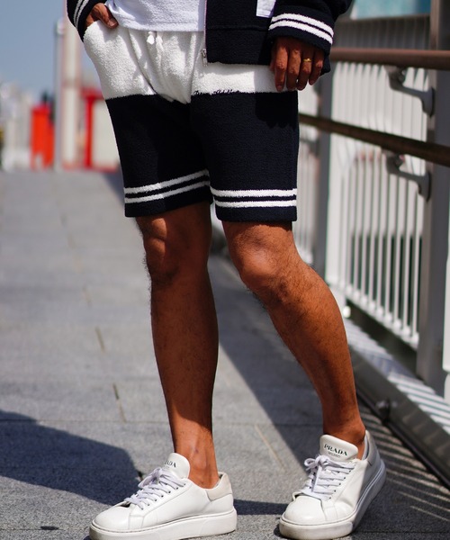 adamsJUGGLER(アダムスジャグラー)の「RTEGフェザーモールバイカラーショートパンツ(その他パンツ・メンズ・ブラック/ベージュ・S/M/L/XL)」の12枚目の写真