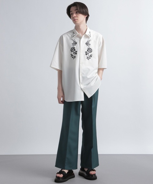 HARE（ハレ）の「シシュウシャツ(HARE)（シャツ/ブラウス・メンズ・ブルー系その他/ブラック系その他/ホワイト系その他・MEDIUM/SMALL）」の17枚目の写真