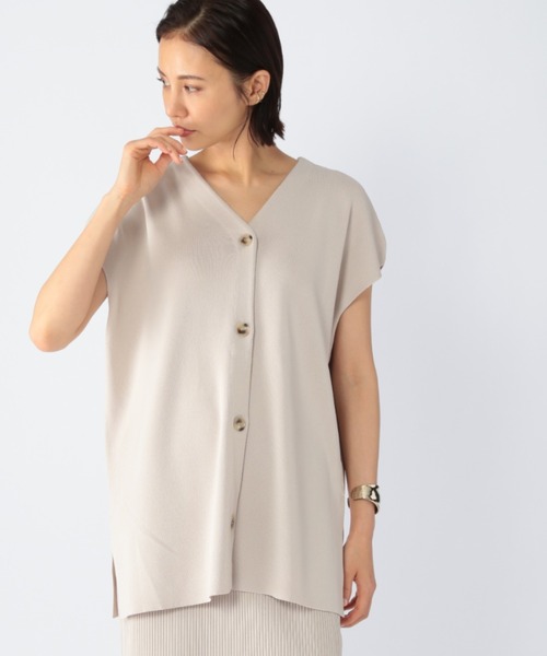 BARNYARDSTORM（バンヤードストーム）の「BARNYARDSTORM / 【WEB限定カラー展開】ルーズ2WAYベスト（ベスト・レディース・ライトブルー/ブラック/カーキ/サンドグレー・FREE）」の3枚目の写真