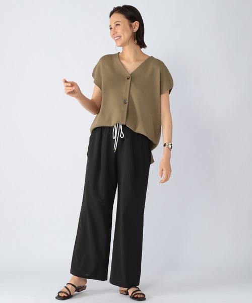 BARNYARDSTORM（バンヤードストーム）の「BARNYARDSTORM / 【WEB限定カラー展開】ルーズ2WAYベスト（ベスト・レディース・ライトブルー/ブラック/カーキ/サンドグレー・FREE）」の15枚目の写真