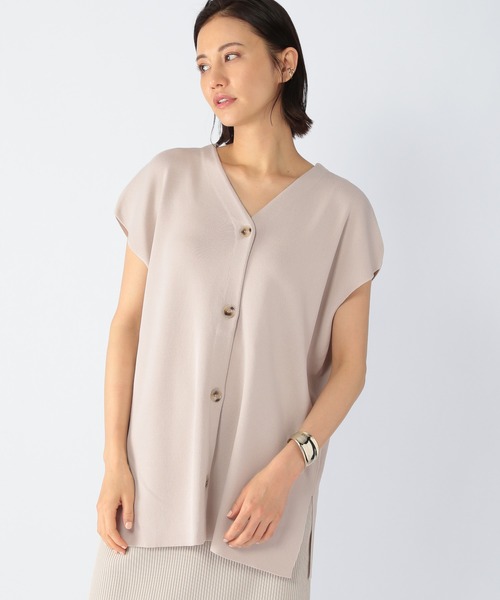 BARNYARDSTORM（バンヤードストーム）の「BARNYARDSTORM / 【WEB限定カラー展開】ルーズ2WAYベスト（ベスト・レディース・ライトブルー/ブラック/カーキ/サンドグレー・FREE）」の6枚目の写真