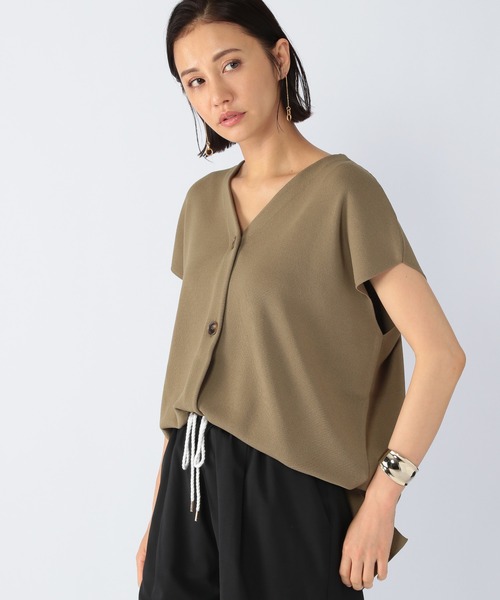 BARNYARDSTORM（バンヤードストーム）の「BARNYARDSTORM / 【WEB限定カラー展開】ルーズ2WAYベスト（ベスト・レディース・ライトブルー/ブラック/カーキ/サンドグレー・FREE）」の9枚目の写真