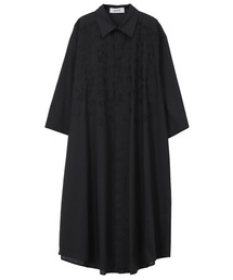 美品希少 ズッカ ZUCCa チェックエンブロイダリー シャツワンピース 洗える 美品希少 ズッカ ZUCCa チェックエンブロイダリー シャツ