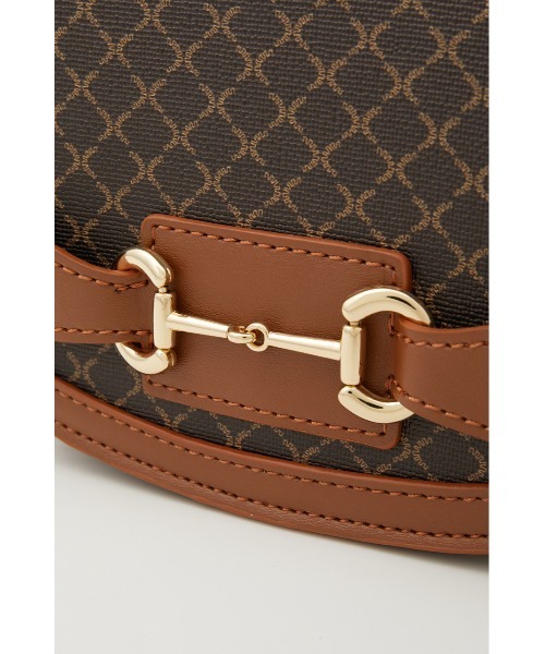 rienda（リエンダ）の「フォルムデザインポイントショルダーバッグ（ショルダーバッグ・レディース・アイボリー/ブラウン・FREE）」の7枚目の写真