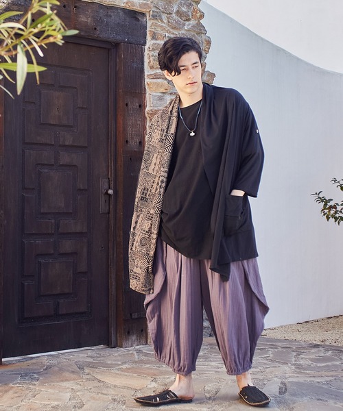 チャイハネ】パッカブルMEN'Sカーディガン（カーディガン/ボレロ