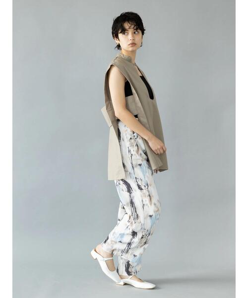 koe（コエ）の「【&g'aime】チュニックベスト＊（ベスト・レディース・ベージュ/チャコールグレー・FREE）」の4枚目の写真