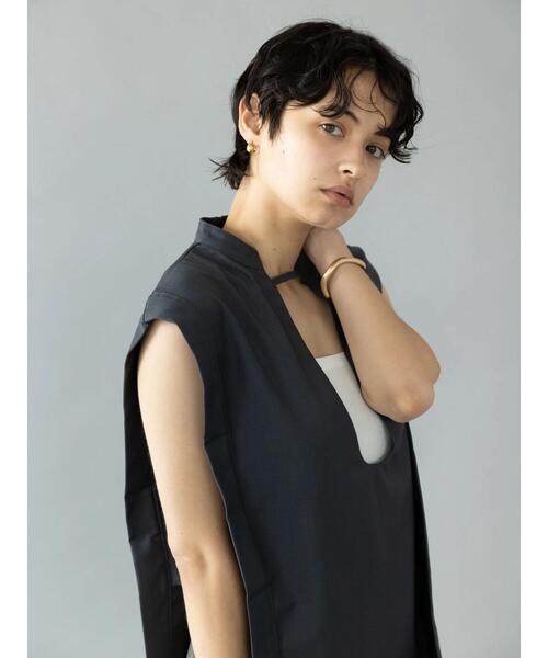 koe（コエ）の「【&g'aime】チュニックベスト＊（ベスト・レディース・ベージュ/チャコールグレー・FREE）」の8枚目の写真