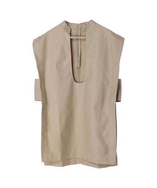 koe（コエ）の「【&g'aime】チュニックベスト＊（ベスト・レディース・ベージュ/チャコールグレー・FREE）」の17枚目の写真