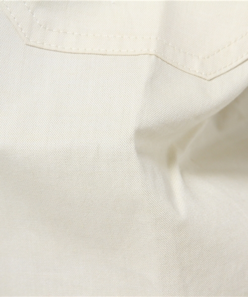 OUTLET（アウトレット）の「【who's who Chico】ベーシックシャツワンピ（シャツワンピース・レディース・ホワイト/ホワイト×ネイビー/イエロー・FREE）」の14枚目の写真