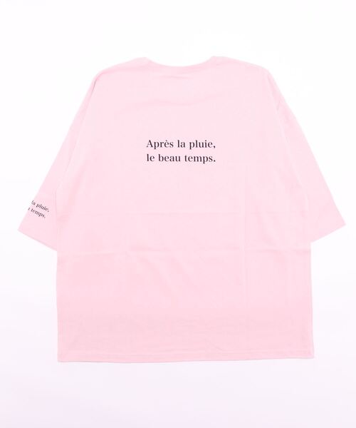 coca（coca）（コカ）の「ビッグシルエットプリントアソートTee（Tシャツ/カットソー・レディース・ホワイト/チャコールグレー/ライトブルー/ブラウン/ピンク/グリーン・ONE SIZE）」の9枚目の写真