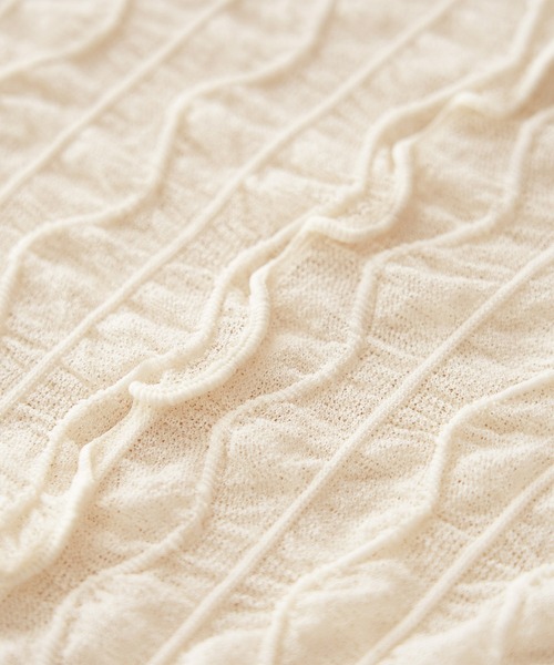 ROPE' PICNIC（ロペピクニック）の「シアージャガードタートル（Tシャツ/カットソー・レディース・チャコールグレー/キナリ/グリーン/グリーン系その他/イエロー系その他4・38）」の11枚目の写真