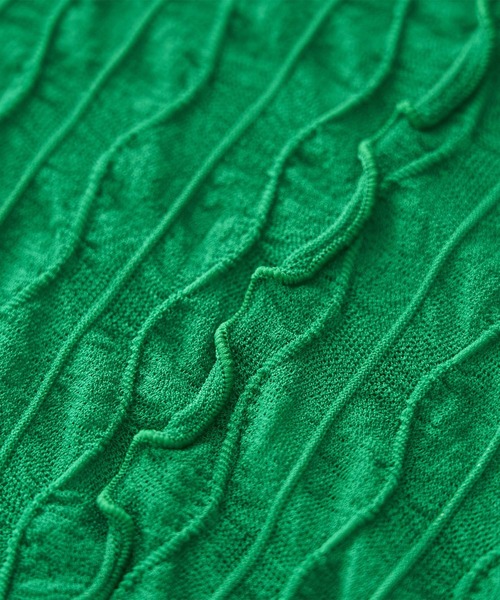 ROPE' PICNIC（ロペピクニック）の「シアージャガードタートル（Tシャツ/カットソー・レディース・チャコールグレー/キナリ/グリーン/グリーン系その他/イエロー系その他4・38）」の17枚目の写真