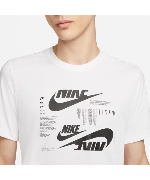 NIKE（ナイキ）の「NIKE/ナイキ M  TEE CLUB SSNL HBR（Tシャツ/カットソー・メンズ・ホワイト/ブラック/パープル・M/L/XL/S/2XL）」の4枚目の写真