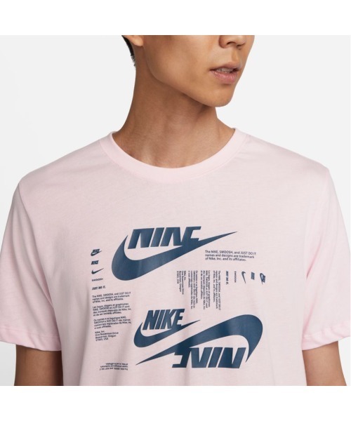 NIKE（ナイキ）の「NIKE/ナイキ M  TEE CLUB SSNL HBR（Tシャツ/カットソー・メンズ・ホワイト/ブラック/パープル・M/L/XL/S/2XL）」の10枚目の写真