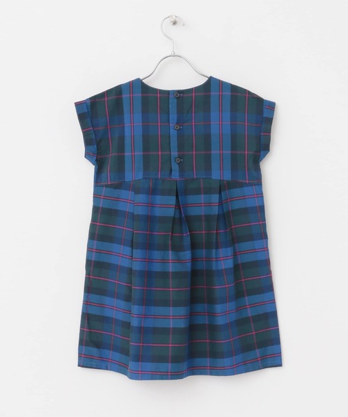 FORK&SPOON（フォークアンドスプーン）の「『親子リンク』FORK&SPOON　カラーチェックワンピース(KIDS)（ワンピース・キッズ・ブラウン系その他/ブルー系その他・120/105/135）」の18枚目の写真