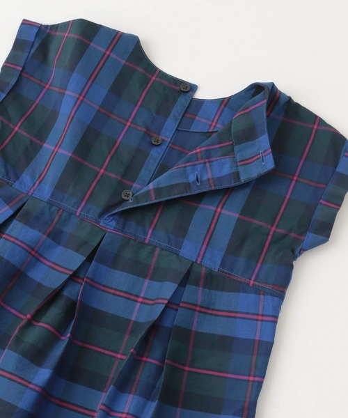 FORK&SPOON（フォークアンドスプーン）の「『親子リンク』FORK&SPOON　カラーチェックワンピース(KIDS)（ワンピース・キッズ・ブラウン系その他/ブルー系その他・120/105/135）」の20枚目の写真