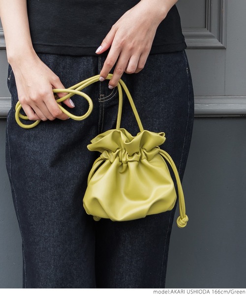 coca（coca）（コカ）の「フェイクレザーポシェット（ショルダーバッグ・レディース・ピンク/グリーン/ブラック・ONE SIZE）」の10枚目の写真