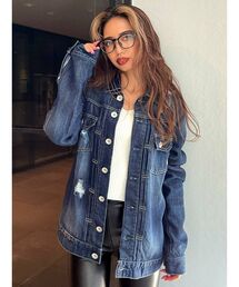 リヨセルダメージデニムGジャン