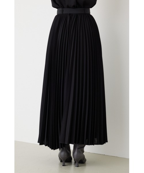 rienda（リエンダ）の「プリーツコンビフレアスカート（スカート・レディース・ベージュ/ライトグリーン/ブラック・MEDIUM/SMALL）」の17枚目の写真