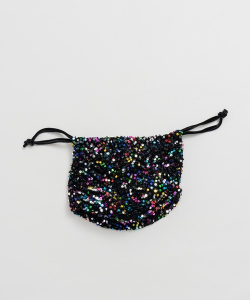 MAISON SPECIAL（メゾンスペシャル）の「Sequin Drawstring Bag