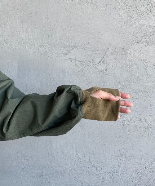 AMERICANA（アメリカーナ）の「[Americana×JEANS FACTORY/アメリカーナ×ジーンズファクトリー] 別注 硫化染め チュニックシャツブラウス（シャツ/ブラウス・レディース・ブラック/ベージュ/オリーブ・ONE SIZE）」の16枚目の写真