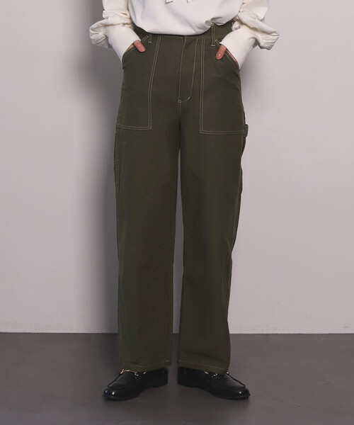 FREAK'S STORE(フリークスストア)の「カラーペインターパンツ(その他パンツ・レディース・ブラック/パープル/オリーブ/ピンク/イエロー・S/M)」の18枚目の写真