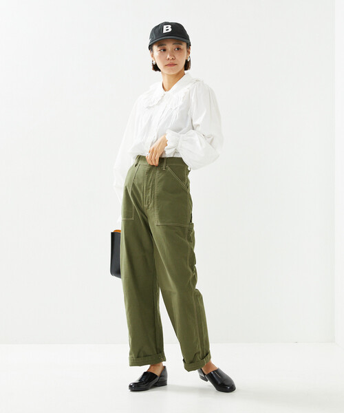 FREAK'S STORE(フリークスストア)の「カラーペインターパンツ(その他パンツ・レディース・ブラック/パープル/オリーブ/ピンク/イエロー・S/M)」の15枚目の写真