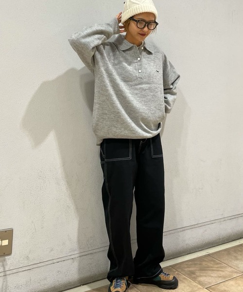 FREAK'S STORE(フリークスストア)の「カラーペインターパンツ(その他パンツ・レディース・ブラック/パープル/オリーブ/ピンク/イエロー・S/M)」の6枚目の写真