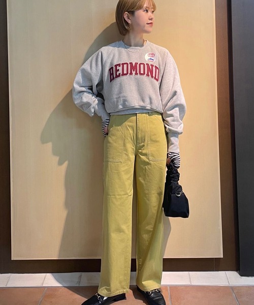 FREAK'S STORE(フリークスストア)の「カラーペインターパンツ(その他パンツ・レディース・ブラック/パープル/オリーブ/ピンク/イエロー・S/M)」の8枚目の写真