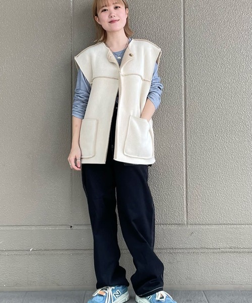 FREAK'S STORE(フリークスストア)の「カラーペインターパンツ(その他パンツ・レディース・ブラック/パープル/オリーブ/ピンク/イエロー・S/M)」の10枚目の写真