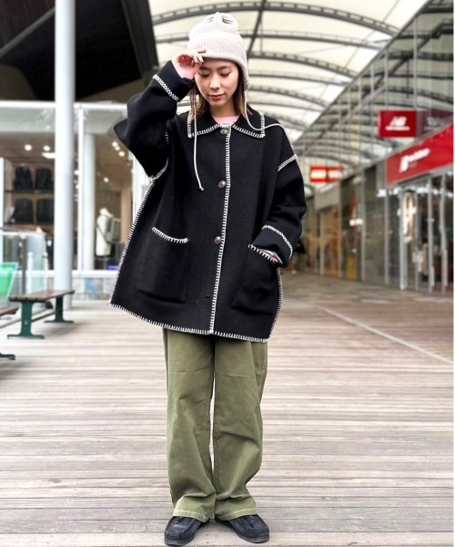 FREAK'S STORE(フリークスストア)の「カラーペインターパンツ(その他パンツ・レディース・ブラック/パープル/オリーブ/ピンク/イエロー・S/M)」の13枚目の写真