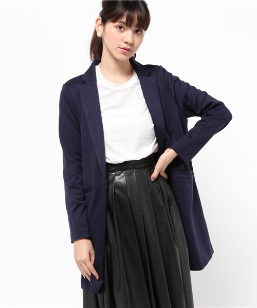 DISCOAT(ディスコート)の「【Discoat】カットチェスターコート(その他アウター・レディース・グレー/ネイビー・LARGE/MEDIUM)」の12枚目の写真