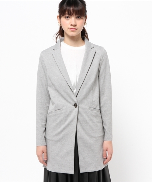 DISCOAT(ディスコート)の「【Discoat】カットチェスターコート(その他アウター・レディース・グレー/ネイビー・LARGE/MEDIUM)」の3枚目の写真