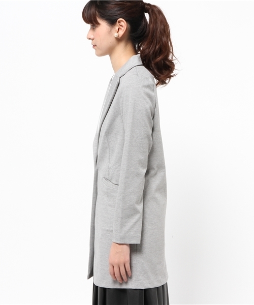 DISCOAT(ディスコート)の「【Discoat】カットチェスターコート(その他アウター・レディース・グレー/ネイビー・LARGE/MEDIUM)」の4枚目の写真
