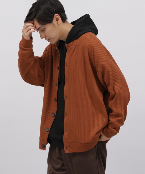 ストレッチワッフルカーディガン♡LAKOLE ラコレ 未使用 タグ付き SALE／35%OFF(M)ストレッチワッフルカーデ LAKOLE