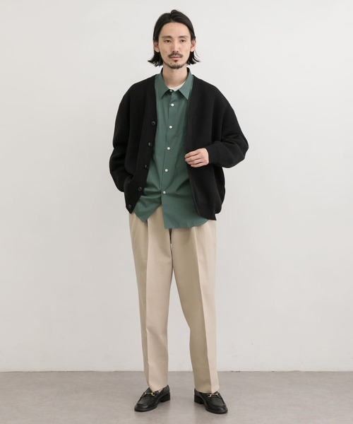 URBAN RESEARCH（アーバンリサーチ）の「ミラノリブVネックカーディガン（カーディガン/ボレロ・メンズ・グレー系その他/イエロー系その他/ライトグレー/ブラック・MEDIUM/LARGE/X-LARGE）」の7枚目の写真