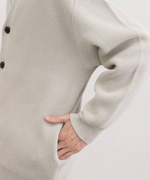 URBAN RESEARCH（アーバンリサーチ）の「ミラノリブVネックカーディガン（カーディガン/ボレロ・メンズ・グレー系その他/イエロー系その他/ライトグレー/ブラック・MEDIUM/LARGE/X-LARGE）」の10枚目の写真