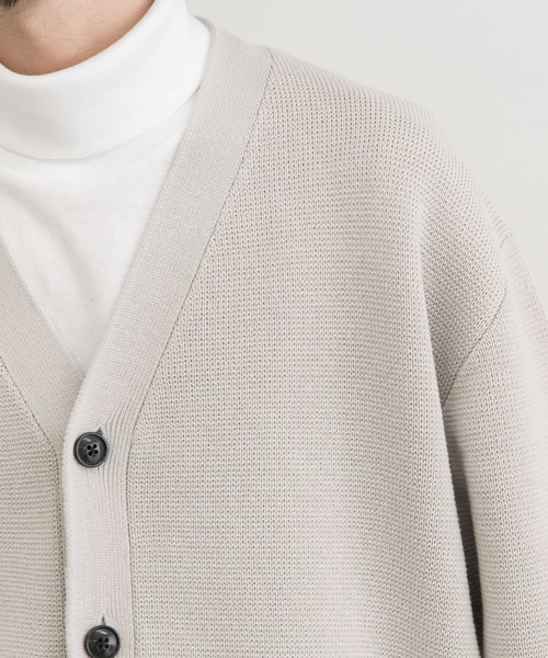 URBAN RESEARCH（アーバンリサーチ）の「ミラノリブVネックカーディガン（カーディガン/ボレロ・メンズ・グレー系その他/イエロー系その他/ライトグレー/ブラック・MEDIUM/LARGE/X-LARGE）」の12枚目の写真