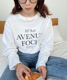 DISCOAT | WEB限定3段ロゴロンT(Tシャツ/カットソー)