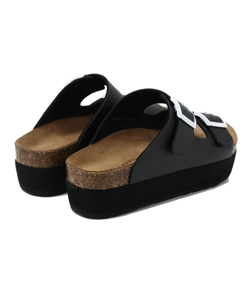 CROON A SONG（クルーンアソング）の「厚底ストラッサンダル（サンダル・レディース・ホワイト/ブラック/ライトブルー/シルバー・M/S/L）」の8枚目の写真