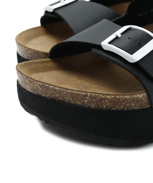 CROON A SONG（クルーンアソング）の「厚底ストラッサンダル（サンダル・レディース・ホワイト/ブラック/ライトブルー/シルバー・M/S/L）」の7枚目の写真