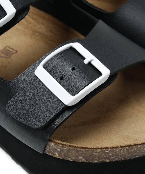 CROON A SONG（クルーンアソング）の「厚底ストラッサンダル（サンダル・レディース・ホワイト/ブラック/ライトブルー/シルバー・M/S/L）」の6枚目の写真