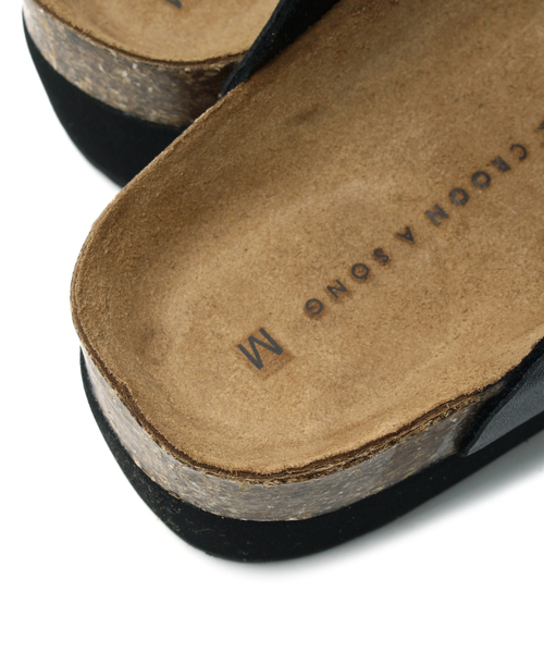 CROON A SONG（クルーンアソング）の「厚底ストラッサンダル（サンダル・レディース・ホワイト/ブラック/ライトブルー/シルバー・M/S/L）」の5枚目の写真