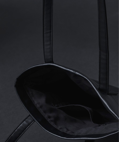 Ellno Loset（エルノロゼット）の「トートステッチBAG（トートバッグ・メンズ・ブラック・FREE）」の6枚目の写真