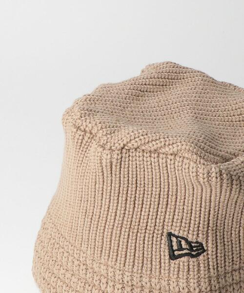 NEW ERA(ニューエラ)の「【WEB限定】<NEW ERA>ニット バケットハット(ハット・レディース・ホワイト/ブラック/ベージュ・FREE)」の6枚目の写真
