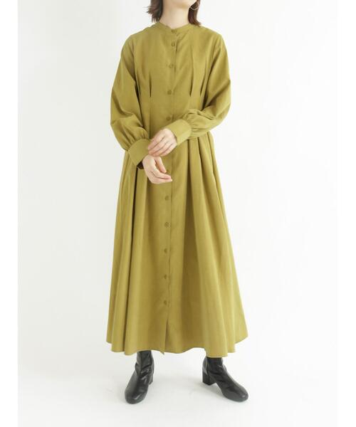 Samansa Mos2 blue(サマンサモスモスブルー)の「シャツワンピース(ワンピース・レディース・グレー/ネイビー/イエロー・フリ-)」の18枚目の写真