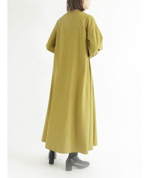 Samansa Mos2 blue(サマンサモスモスブルー)の「シャツワンピース(ワンピース・レディース・グレー/ネイビー/イエロー・フリ-)」の16枚目の写真